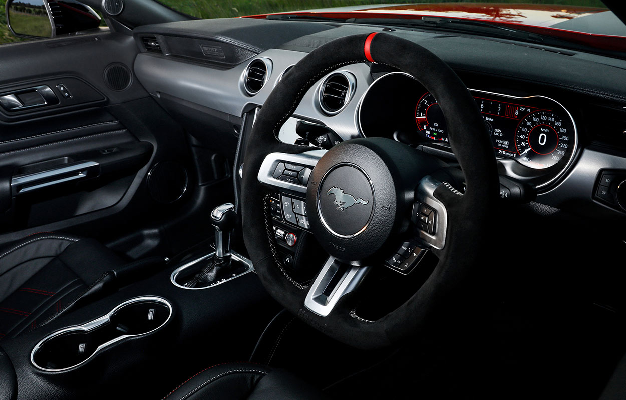 The Scott McLaughlin Limited Edition Mustang (SM17) Interior